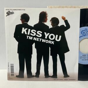 美品 / TM NETWORK / KISS YOU / SELF CONTROL / 7inch レコード / EP / 07 5H-378 / 小室哲哉