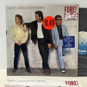 US / Huey Lewis And The News / Fore! / LP レコード / OV41534 / 1986 / MASTERDISK刻印