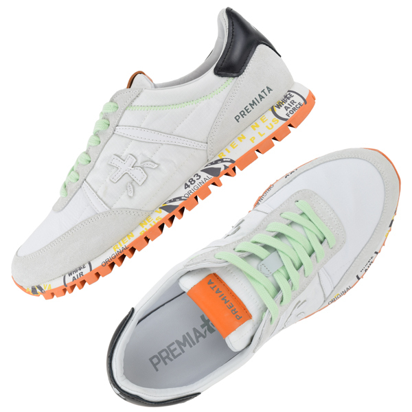 劇レア 美品 PREMIATA プレミアータ スニーカー ホワイト 白 UK5 靴