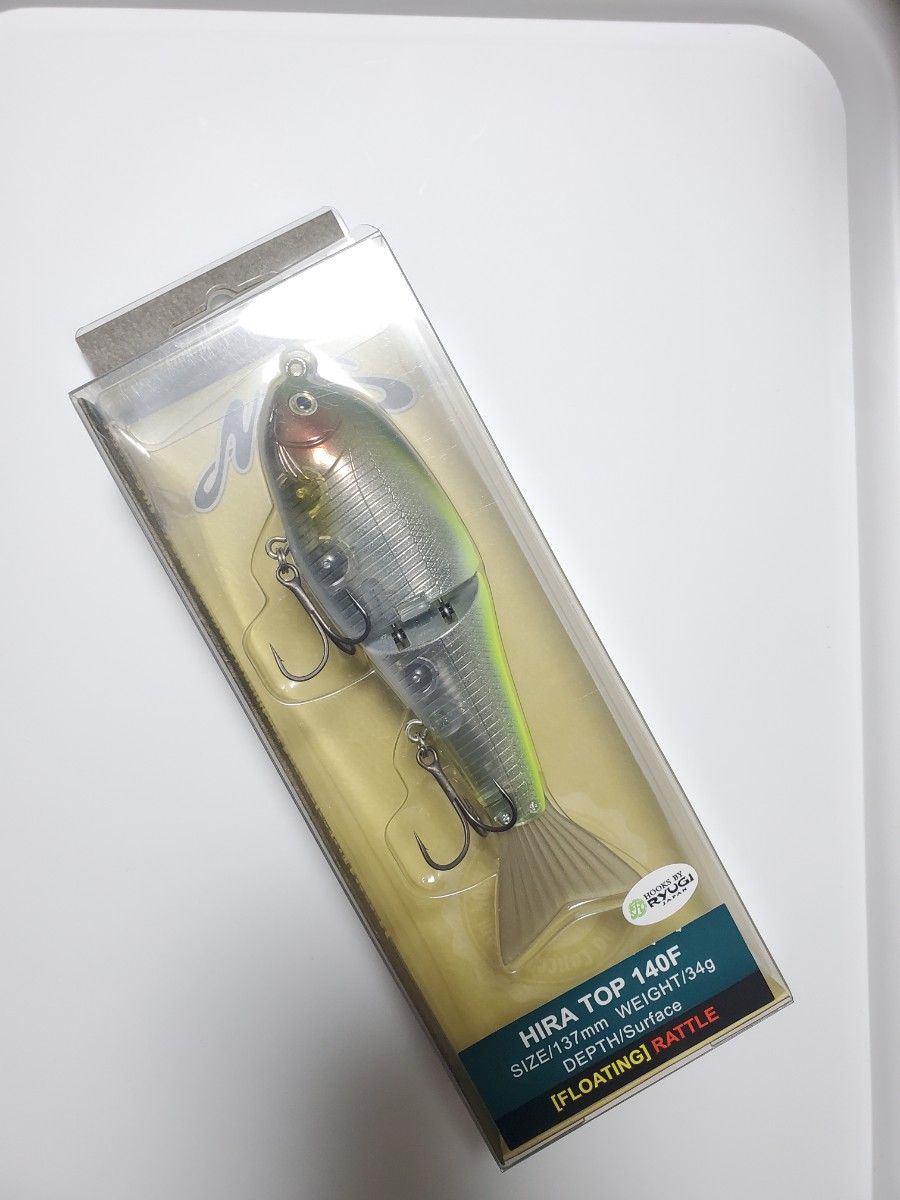 再再販! ノリーズ ヒラトップ 140F ○プロトイエロー NORIES HIRA TOP