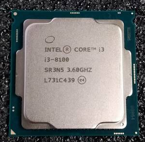 [ used ]Intel Core i3 8100 Coffee Lake LGA1151