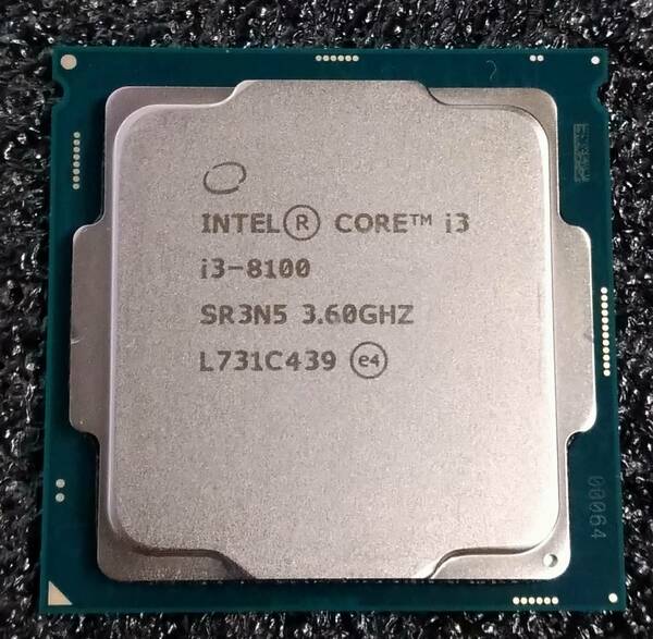 【中古】Intel Core i3 8100 Coffee Lake LGA1151