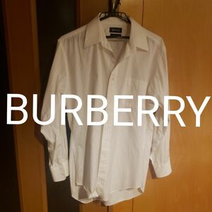 大丸購入　刺繍ロゴ入り　バーバリー　BURBERRY　ロイヤルオーダー ワイシャツ