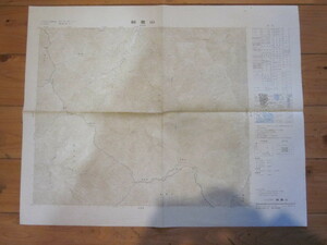 古地図　飯豊山　2万5千分の1地形図◆昭和51年◆新潟県　山形県　福島県