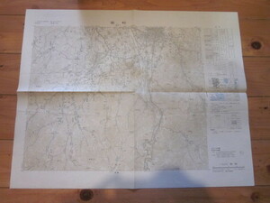 古地図　若松　5万分の1地形図◆昭和51年◆福島県