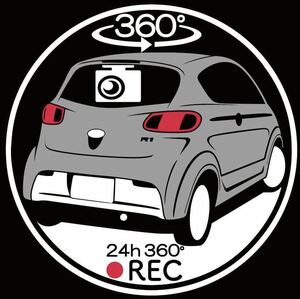  Subaru r1 drive recorder do RaRe ko sticker car make . color modification possibility cutting sticker r2