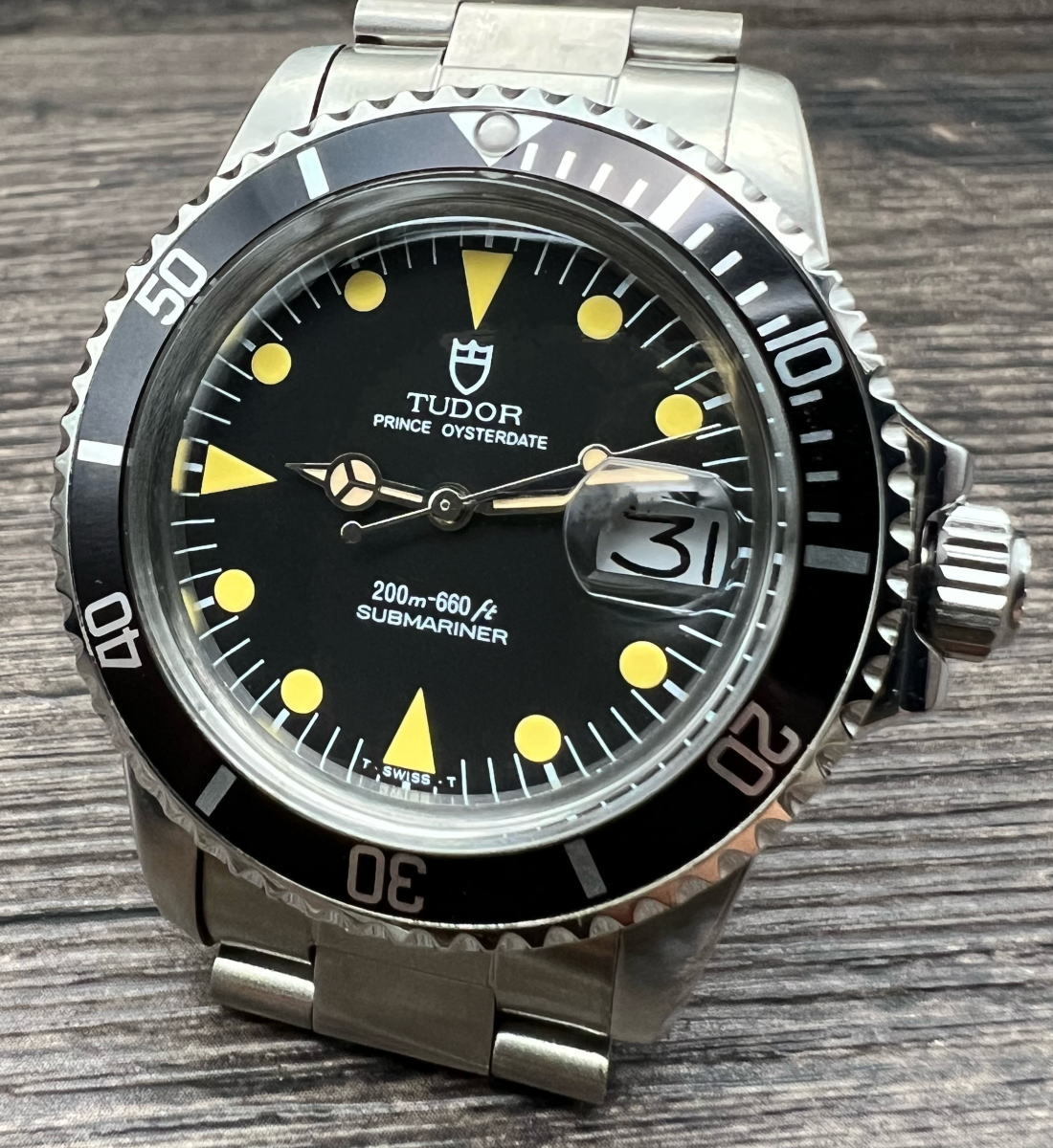 チュードル サブマリーナ ref 79090 黒カラ OH済 精度良好-