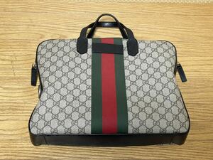 GUCCI グッチ GGスプリーム 2wayバッグ ブリーフケース A4