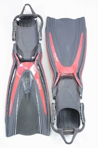 TUSAtsusa diving fins SWITCH HyFlex black / red MDR S size [Fin-221130ST]