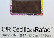 ■オールスルー　Cecilia de Rafael セシリアデラファエル　Vidrio 15den　4-L　ブラウン系光沢3■_画像3