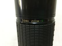 SIGMA　カメラレンズ　ZOOM-K　f=100-200mm　1:4.5　現状品RT-2171_画像3