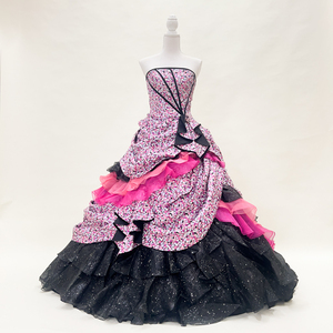  used color dress Aya na ture|ayanachu-ru11 number T pink × black Princessline C-130