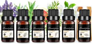Beautytrees アロマオイル 6種お試しセット 天然素材 自然な香り エッセンシャルオイル 精油 10mlx6本