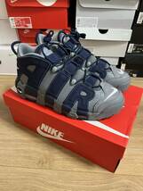 NIKE AIR MORE UPTEMPO COOL GREY&MIDNIGHT NAVY エアモアアップテンポ_画像1