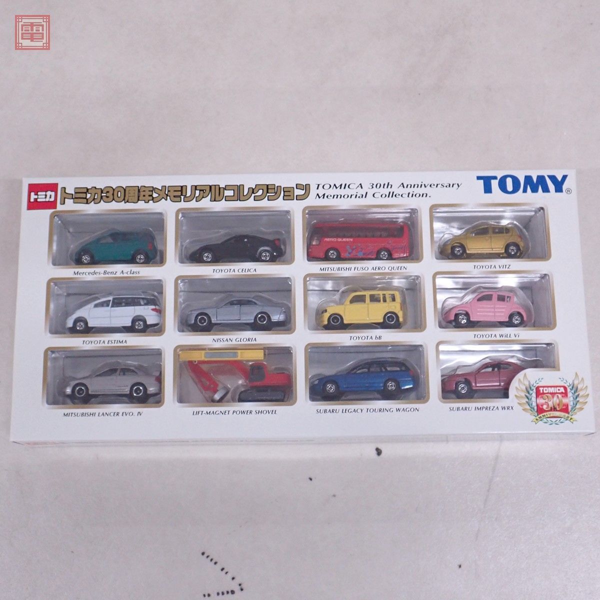 限定W特典付属 【未開封】トミカ30周年メモリアルコレクション 12台