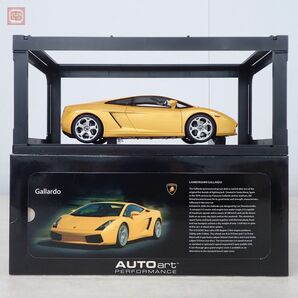 オートアート 1/18 ランボルギーニ ガヤルド メタリックイエロー No.74571 AUTOart Lamborghini Gallardo METALLIC YELLOW【20の画像2