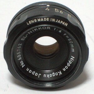  prompt decision (k3933) EL-NIKKOR 1:4 f=50mm discount ... lens used (1)