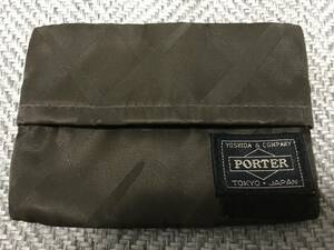 1度のみ使用美品 PORTER x OriginalFake ティッシュケース KAWS カウズ Original Fake ポーター ポーチ