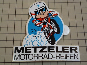 METZELER ステッカー (88×90mm) メッツラー