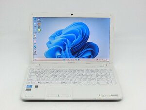 カメラ内蔵/中古/15型/ノートPC/Windows11/爆速SSD256/8GB/Celeron847/TOSHIBA　T452/33HWJ　新品無線マウス　MS office2021搭載