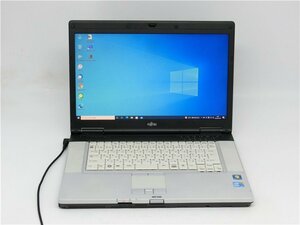 中古/15型/ノートPC/Windows10/爆速SSD256/4GB/i7　M640/FMV　E780/B 新品無線マウス 　MSoffice2021ProPlus搭載