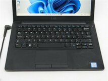 カメラ内蔵/中古/12.5型/薄型ノートPC/Win11Pro/SSD256GB/16GB/7世代i7　7600U/DELL　Latitude　7280　HDMI/USB3.0　MSOffice2021搭載_画像2