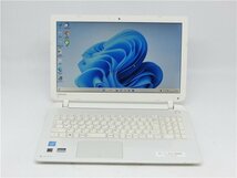 カメラ内蔵/中古/15型/ノートPC/Windows11/SSD256/8GB/Celeron3205U/TOSHIBA　EX/36MW　　　新品無線マウス　MS office2021搭載_画像1