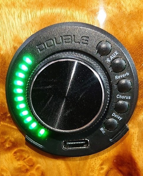 生音にエフェクトがかかる DOUBLE OS1 サスティ―ン コーラス デュレイ