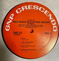 MAX ROACH＆CLIFFORD BROWN IN CONCERT 再発盤　国内　LP_画像3
