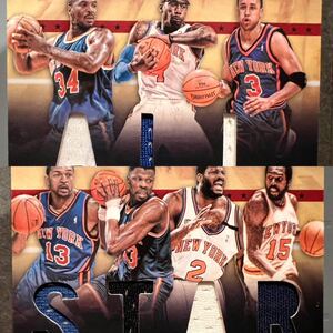 超絶レア/199 Booklet 7 Jersey Knicks All-star 11 Panini Preferred Ewing Johnson Monroe Jackson Starks Stoudemire Oakley バスケ NBA