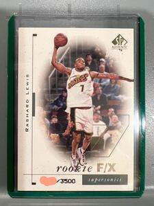 貴重初期 RC 99 Upper Deck SPA Rashard Lewis ラシャード・ルイス NBA ルーキー カード Panini Sonics Heat ヒート バスケ 優勝 All-star