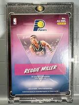 激レア直書 Auto 18 Panini Revolution Reggie Miller レジー・ミラー 直筆 サイン NBA Pacers ペイサーズ バスケ HOF 3P王 The 50th 75th_画像2