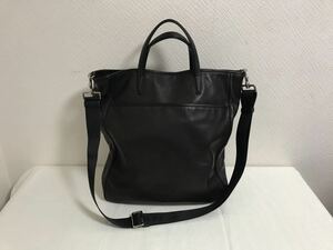 美品本物ロエベLOEWE本革オールレザー2wayビジネストートボストンバッグショルダーハンドバック茶ブラウンメンズレディース旅行トラベル