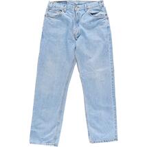 古着 リーバイス Levi's 505 REGULAR FIT STRAIGHT LEG ジーンズ テーパードデニムパンツ USA製 メンズw34 /eaa306371_画像1