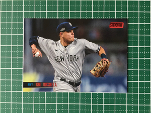 ★TOPPS MLB 2021 STADIUM CLUB #243 GIO URSHELA［NEW YORK YANKEES］ベースカード「BASE」RED FOIL パラレル版★