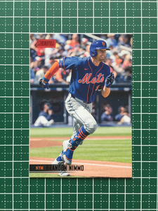 ★TOPPS MLB 2021 STADIUM CLUB #246 BRANDON NIMMO［NEW YORK METS］ベースカード「BASE」RED FOIL パラレル版★