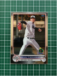 ★TOPPS CHROME NPB 2022 #126 山下輝［東京ヤクルトスワローズ］ベースカード「BASE」ルーキー「RC」★