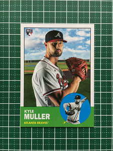 ★TOPPS MLB 2022 ARCHIVES #13 KYLE MULLER［ATLANTA BRAVES］ベースカード「1963 TOPPS」ルーキー「RC」★