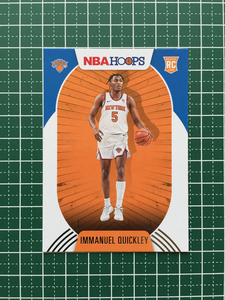 ★PANINI 2020-21 NBA HOOPS #249 IMMANUEL QUICKLEY［NEW YORK KNICKS］ベースカード「ROOKIES」ルーキー「RC」★