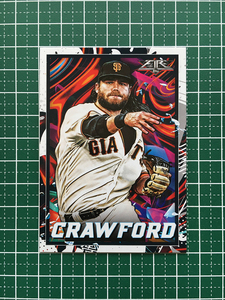 ★TOPPS MLB 2022 FIRE #172 BRANDON CRAWFORD［SAN FRANCISCO GIANTS］ベースカード「BASE」★