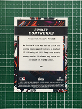 ★TOPPS MLB 2022 FIRE #196 ROANSY CONTRERAS［PITTSBURGH PIRATES］ベースカード「BASE」ルーキー「RC」★_画像2