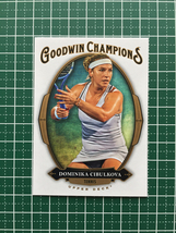 ★UPPER DECK 2020 GOODWIN CHAMPIONS #34 DOMINIKA CIBULKOVA［TENNIS］ベースカード UD 20★_画像1