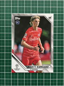 ★TOPPS 2021-22 UEFA CHAMPIONS LEAGUE #56 MAURITS KJAERGAARD［FC SALZBURG］ベースカード「BASE」ルーキー「RC」★