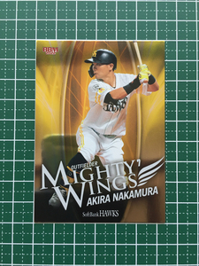 ★BBM 2022 プロ野球 ベースボールカード #MW7 中村晃［福岡ソフトバンクホークス］インサートカード「主力選手」★