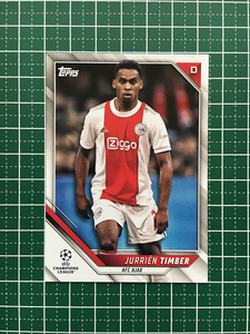 ★TOPPS 2021-22 UEFA CHAMPIONS LEAGUE #98 JURRIEN TIMBER［AFC AJAX］ベースカード「BASE」★