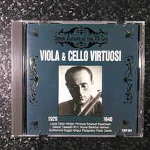 a（国内盤）ヴィオラ／チェロの巨匠達　ターティスからフォイアマンまで、9人の名手　Viola & Cello Virtuosi_画像1