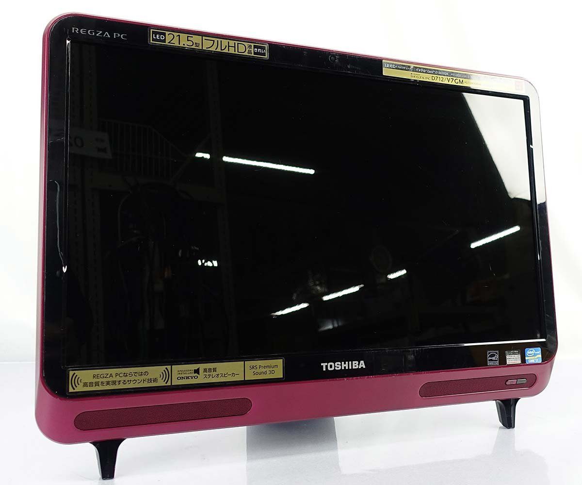 TOSHIBA 東芝 REGZA PC D712/T7HW 2013年春モデル デスクトップ型PC PC/タブレット 家電・スマホ・カメラ 人気ショップ
