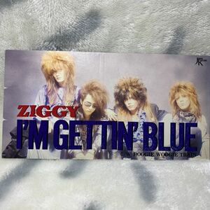 8cm★ZIGGYジギー『I'M GETTIN' BLUE/BOOGIE WOOGIE TRAIN』CDシングル【廃盤】森重樹一★テレビ朝日「ど〜する!?TVタックル」エンディング