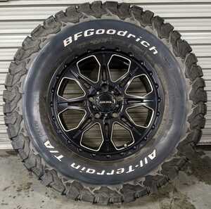 ◆◇MKW MK-66 ラングラー JK ホイール 17x7J BFGoodrich ホワイトレターオールテレーン 285/70R17 5穴 PCD127 1本◇◆