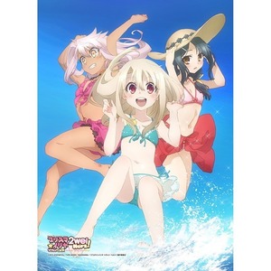 Fate/kaleid liner プリズマ☆イリヤ ツヴァイ ヘルツ！ B2タペストリー イリヤ＆美遊＆クロエ 水着 イリヤスフィール・アインツベルン